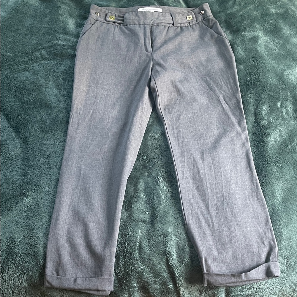 Women’s Gray Dress Pants – Classic Tailored Fit